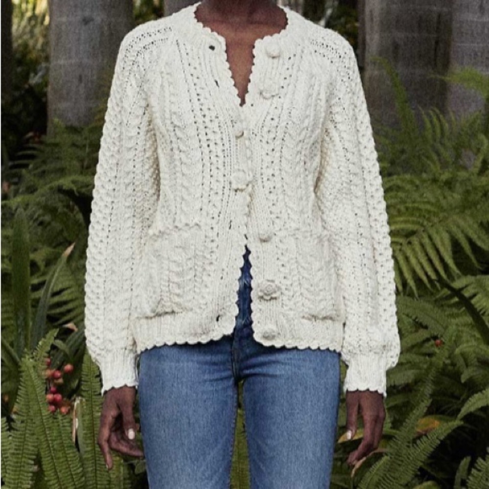Doen Abril Handknit Cardigan